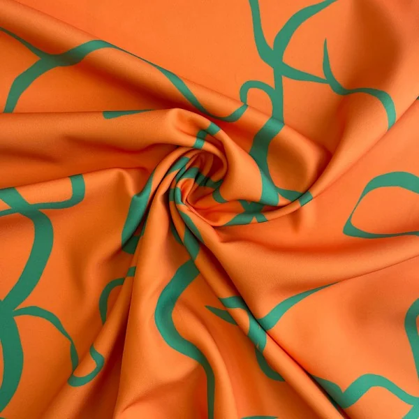 Oranžinis poliesteris 011035