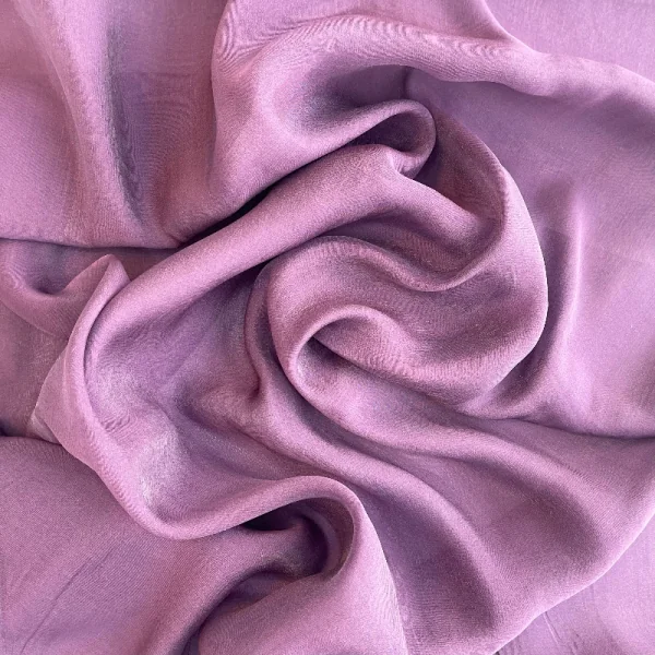 Itališkas šifono violetinis šilkas