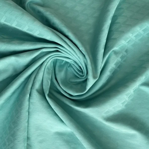 Itališkas, elastingas,''mėtos'' spalvos žakardas 010837