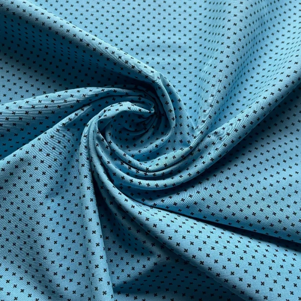 Itališkas, elastingas, "žydros" spalvos džinsas 009215