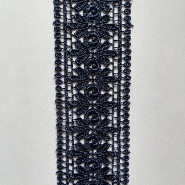Mėlynas nėrinys 6,5 cm 004418