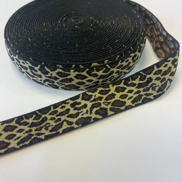 Leopardinė guma 2,5cm 006498