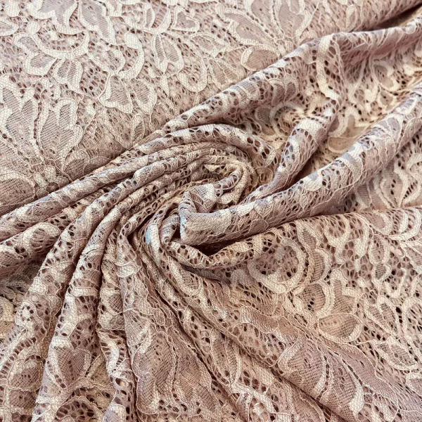 Gipiūras su elastanu pelenų rožės spalvos 004449