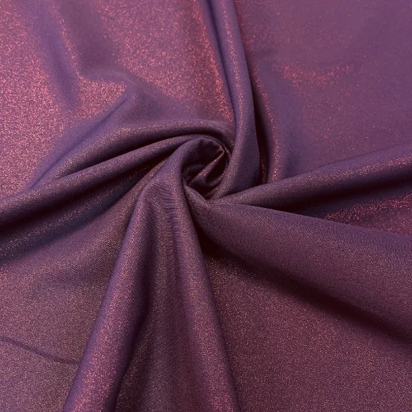 Violetinės spalvos krepas su liurexu