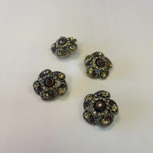 SWAROWSKI sagos gėlytes geltonos 013283