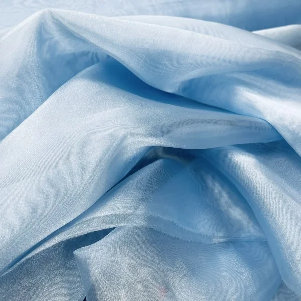Turkiška žydra plona organza 014116