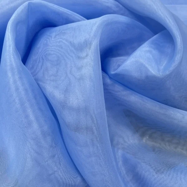 Turkiška žydra plona organza 014111