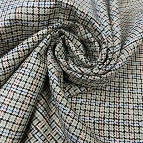 Itališkas, medvilnės ir viskozės audinys 014292