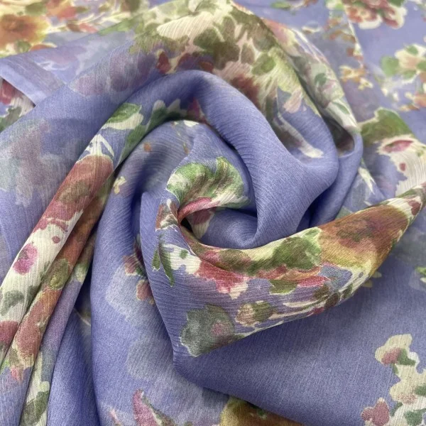 Itališkas šifoninis šilkas (likutis 1m)