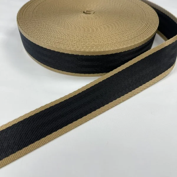 Diržinė juosta 3,8cm juoda 012181
