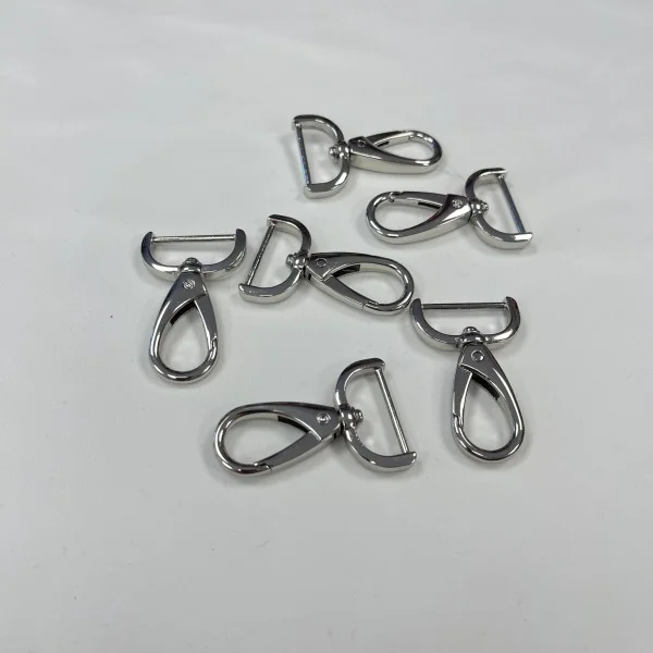 Metalinis sidanrinis karabinas 2,5cm 009487