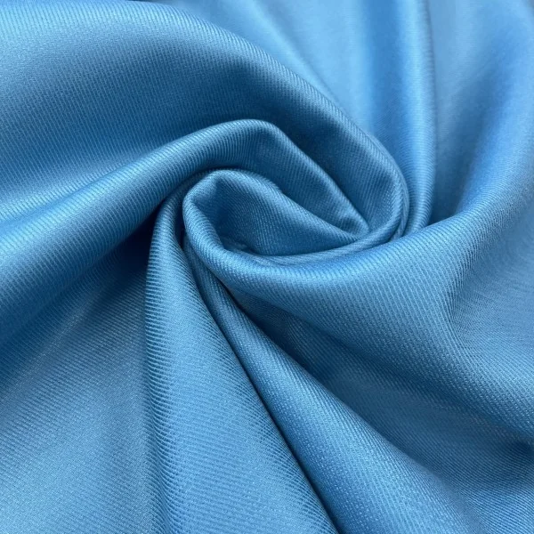 Itališka, turkio spalvos, stora kostiuminė medvilnė su šilku 014506