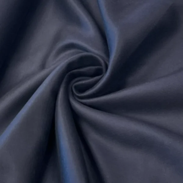 Itališka, tamsiai mėlyna stora kostiuminė medvilnė su šilku 014507