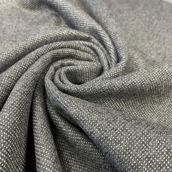 Aukštos kokybės, itališka, pilka kostiuminė vilna su medvilnė 014512